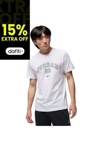 Camiseta Nike M J Mvp Wm Ss Crew Hombre -Blanco Nike