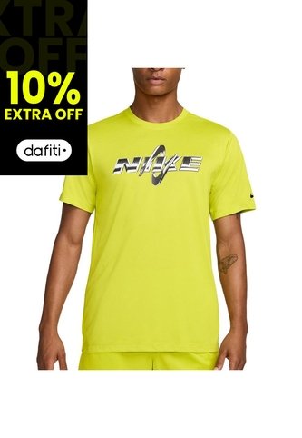 Camiseta Nike M Df Tee Rlgd Gfx-Verde Nike