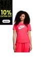 Camiseta Nike Sportswear Essentials Mujer-Rojo de Nike