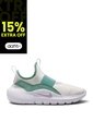 Tenis Nike Flex Runner 4 Gs Niño-Beige/Verde de Nike
