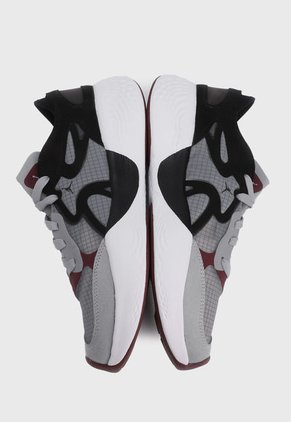 Tenis Basketball Negro-Gris-Vino Tinto Nike Jordan Delta 3 Slow