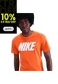 Camiseta Nike M Nsw Tee Block1 Fs Hombre-Naranja de Nike