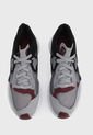 Tenis Basketball Negro-Gris-Vino Tinto Nike Jordan Delta 3 Slow de Nike