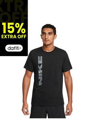 Camiseta Nike Tee Vintage Fitness-Negro Nike
