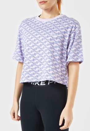 Camiseta Lila-Violeta Nike Sportswear Icon Clash