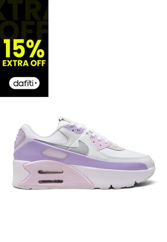 Tenis Nike Air Max 90 Lv8 Mujer-Blanco/Violeta Nike