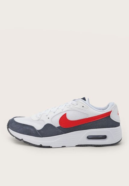 Tenis Lifestyle Blanco-Gris-Rojo Nike Kids Air Max SC