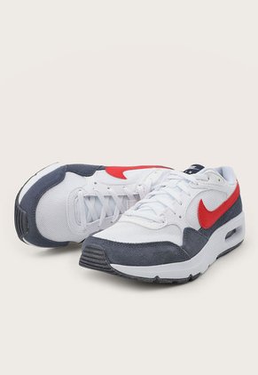 Tenis Lifestyle Blanco-Gris-Rojo Nike Kids Air Max SC