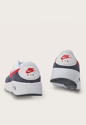 Tenis Lifestyle Blanco-Gris-Rojo Nike Kids Air Max SC