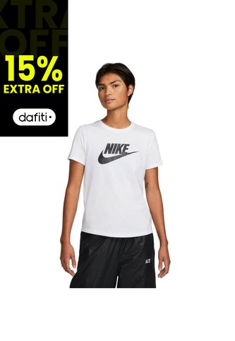 Camiseta Nike Sportswear Essentials Mujer-Blanco Nike