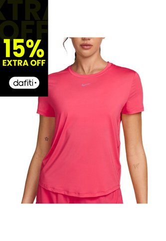 Camiseta Nike Uno Clásico Mujer-Rosa Nike