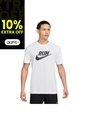 Camiseta Nike Df Tee Run Swoosh Hombre-Blanco de Nike