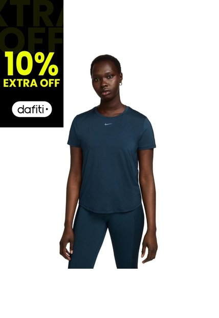 Camiseta Nike Uno Clásico Mujer-Azul Navy