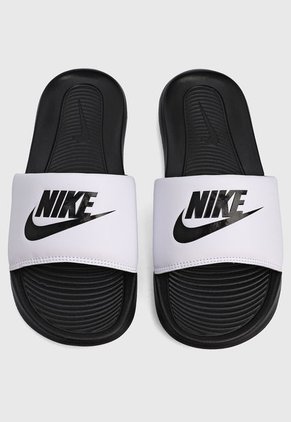 Playera Negro-Blanco Nike Victori One Slide