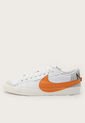 Tenis Lifestyle Blanco-Gris-Naranja Nike Blazer Low '77 Jumbo de Nike