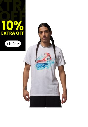 Camiseta Nike M J Flt Ess Aj1 Ss Crew Hombre-Blanco Nike