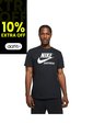 Camiseta Nike M Nsw Tee Crew Archive Fs Hombre-Negro de Nike