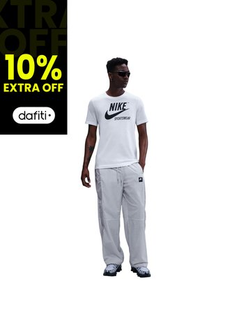Camiseta Nike M Nsw Tee Crew Archive Fs Hombre-Blanco Nike