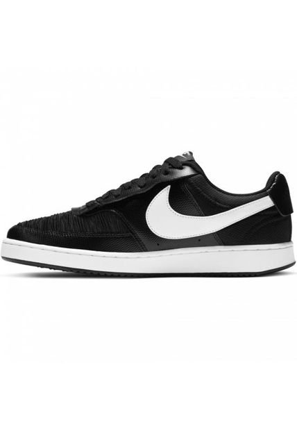 Zapatillas Nike Court Vision Low Premium Negra | Solo Deportes