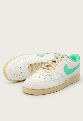 Tenis Lifestyle Marfil-Verde-Beige Nike Court Vision Low