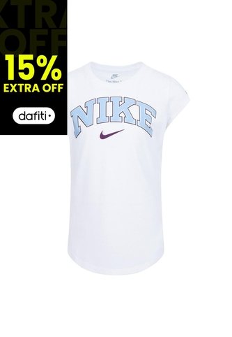 Camiseta Nike Nkg Prep In Your Step Tee Niña-Blanco Nike