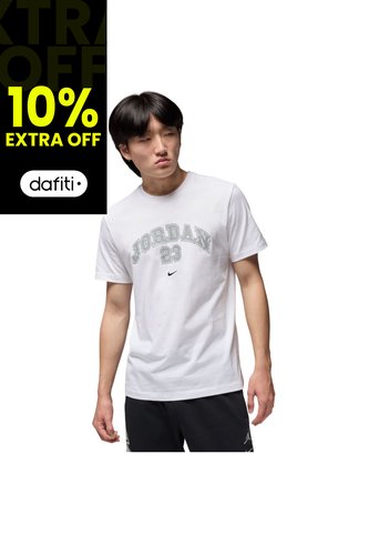 Camiseta Nike M J Mvp Wm Ss Crew Hombre -Blanco Nike