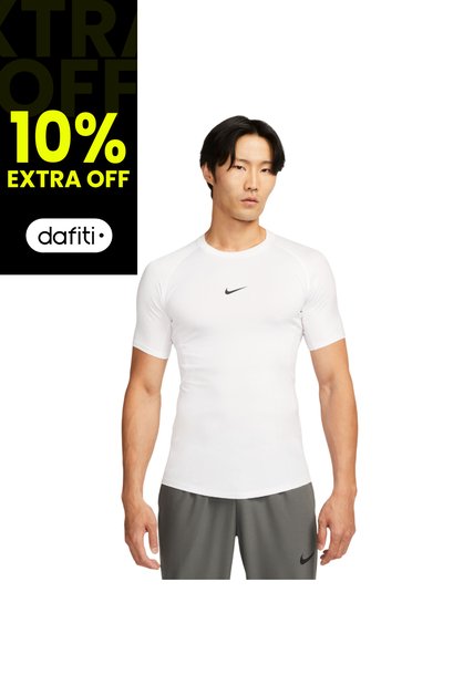 Camiseta Nike Pro Hombre-Blanco