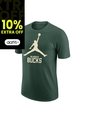 Camiseta Jordan Jdn Ss-Verde Oscuro de Nike