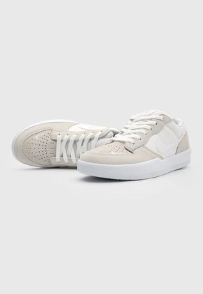 Tenis Skateboarding Blanco-Gris Nike SB Force 58