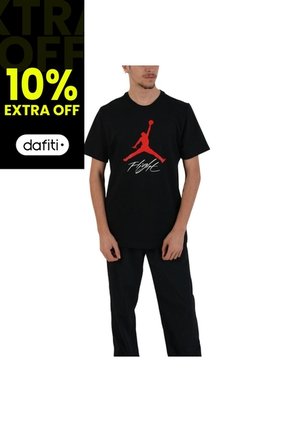 Camiseta Nike Jumpman Flight Hbr Tee Hombre-Negro