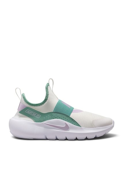 Tenis Nike Flex Runner 4 Gs Niño-Beige/Verde