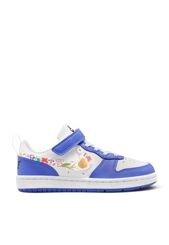 Tenis Nike Court Borough Low Fl Bpv Niño-Blanco/Azul Nike