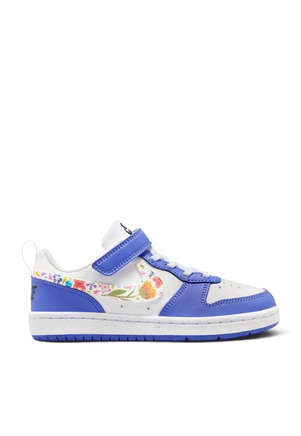 Tenis Nike Court Borough Low Fl Bpv Niño-Blanco/Azul