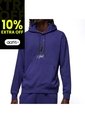 Hoodie Jordan Brand Ess Fleece Baseline-Purpura de Nike