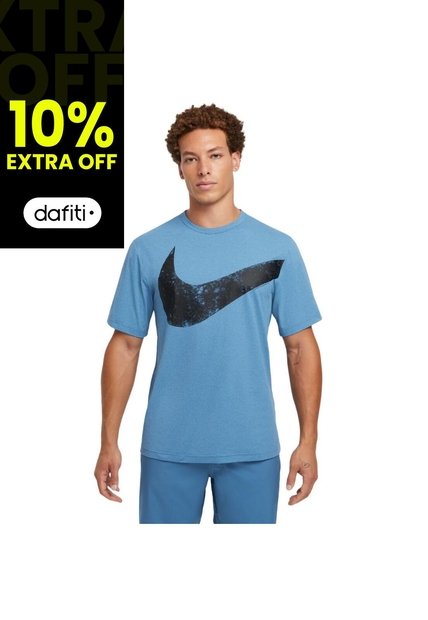 Camiseta Nike Hyverse Swoosh-Azul
