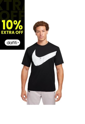 Camiseta Nike Hyverse Swoosh-Negro Nike