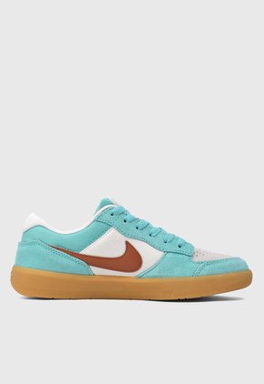 Tenis Skateboarding Aguamarina-Café-Crema NIKE SB Force 58