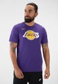 Camiseta Violeta-Amarillo NIKE Los Angeles Lakers Essential de Nike