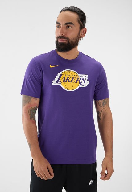 Camiseta Violeta-Amarillo NIKE Los Angeles Lakers Essential