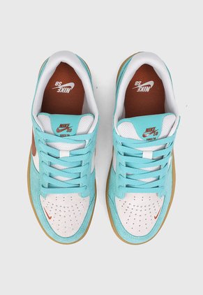 Tenis Skateboarding Aguamarina-Café-Crema NIKE SB Force 58