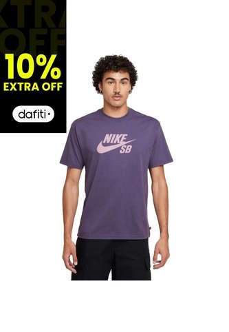 Camiseta Nike Action Sports Tee Logo Hbr-Morado Nike
