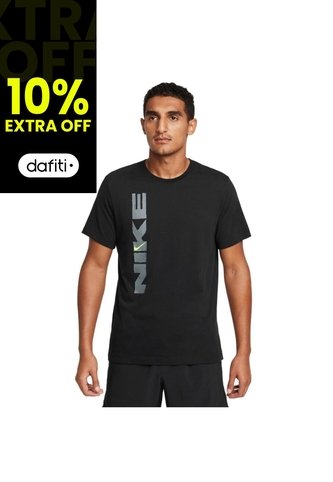 Camiseta Nike Tee Vintage Fitness-Negro Nike