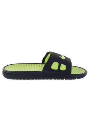 Playeras Nike Benassi Solarsoft Slide Azul-Verde