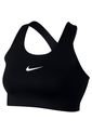 Top Nike Swoosh Medium Support Para Mujer-Negro de Nike
