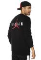 Buzo Negro-Blanco Nike Jumpman Air Fleece Crew de Nike