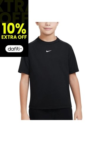 Camiseta Nike Multi Short Sleeve Top Niño-Negro Nike