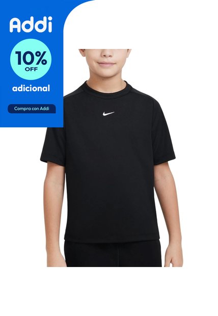 Camiseta Nike Multi Short Sleeve Top Niño-Negro