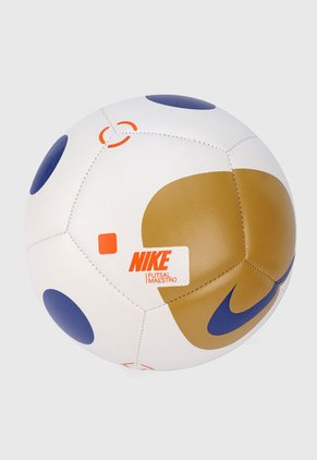 Balón de Fútbol Blanco-Azul-Dorado Nike Futsal Maestro