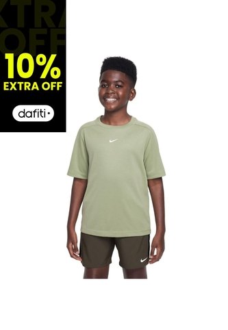 Camiseta Nike Multi Short Sleeve Top Niño-Verde Nike