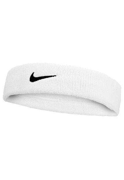 Balaca Nike Swoosh Classic Headband Hombre-Blanco